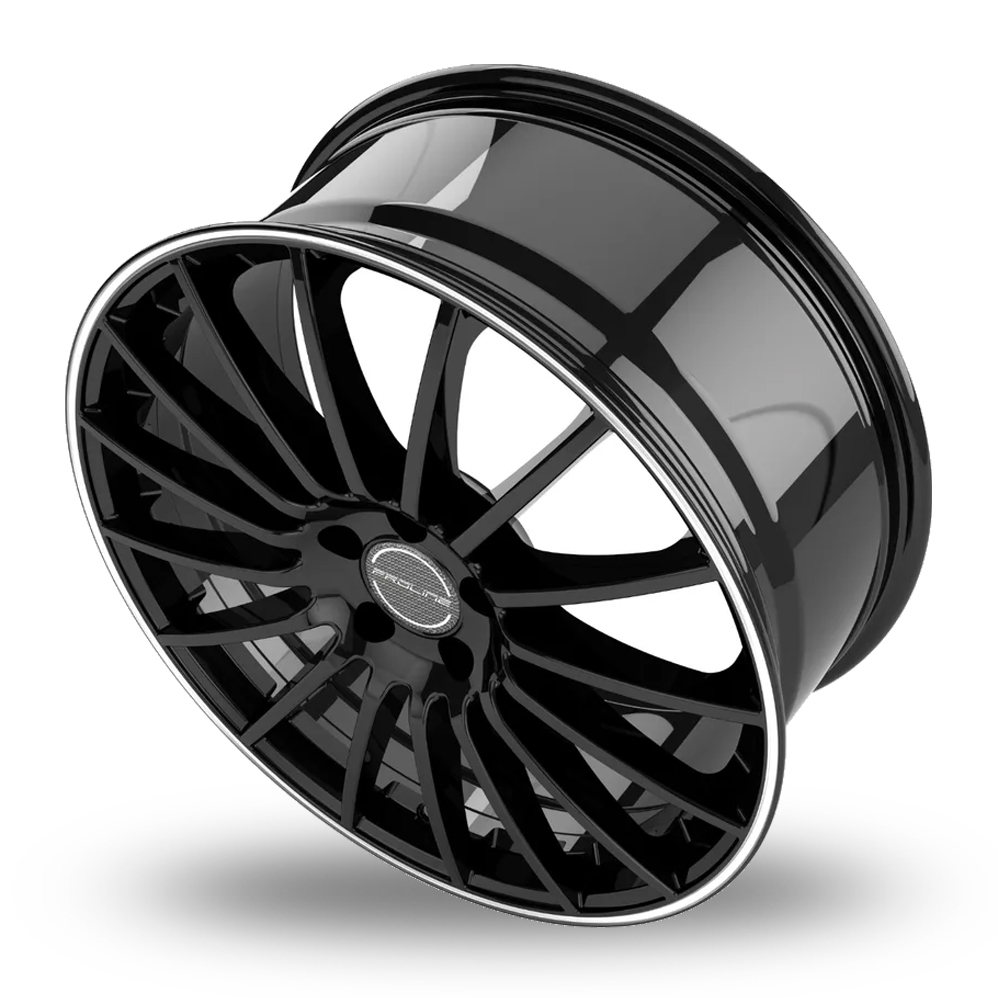 18" Proline PXW Black Polished Rim Alloy Wheels