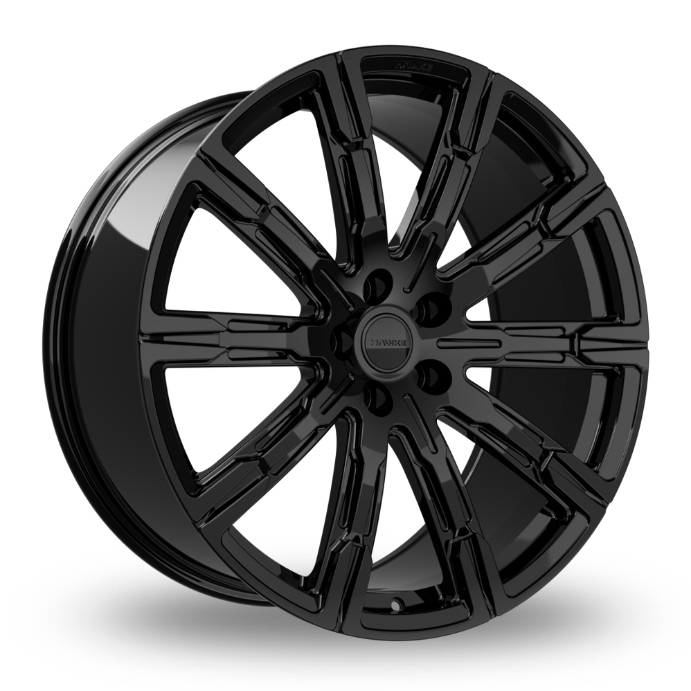 Hawke Saker III (FORGED) Gloss Black Alloy Wheels