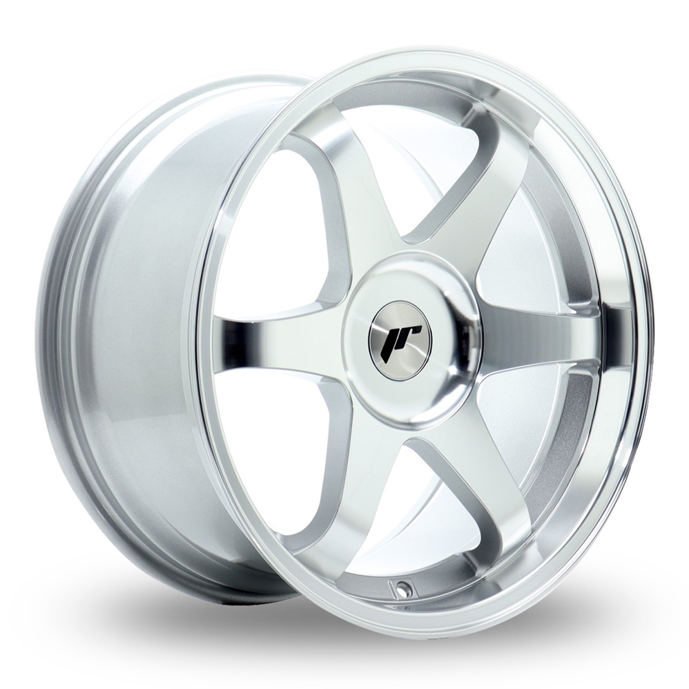 Japan Racing JR3 (9x18) (Custom Fitment) Silver Machined Face Alloy Wheels
