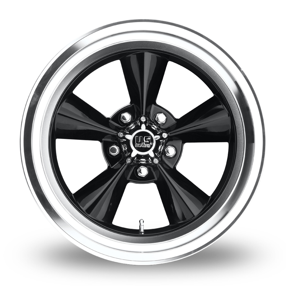 17" US Mags U107 Standard Gloss Black Alloy Wheels