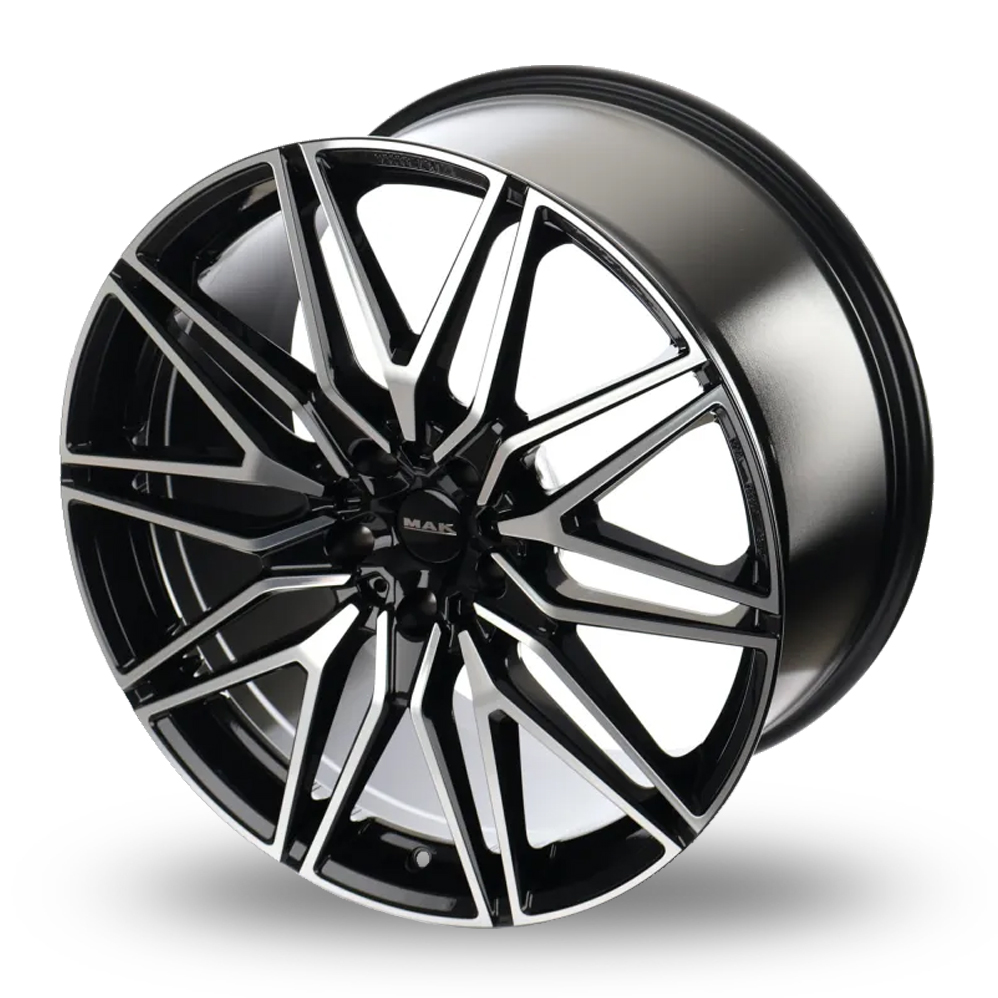 21" MAK Sturm Black Mirror Alloy Wheels