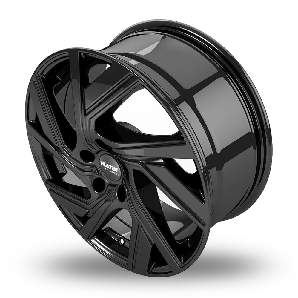 20" Platin P 114 Black Alloy Wheels