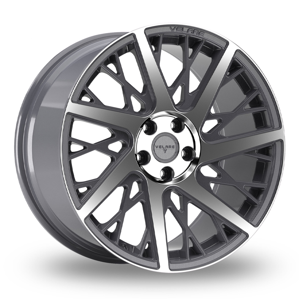 Velare VLR05 Platinum Grey Polsihed Alloy Wheels