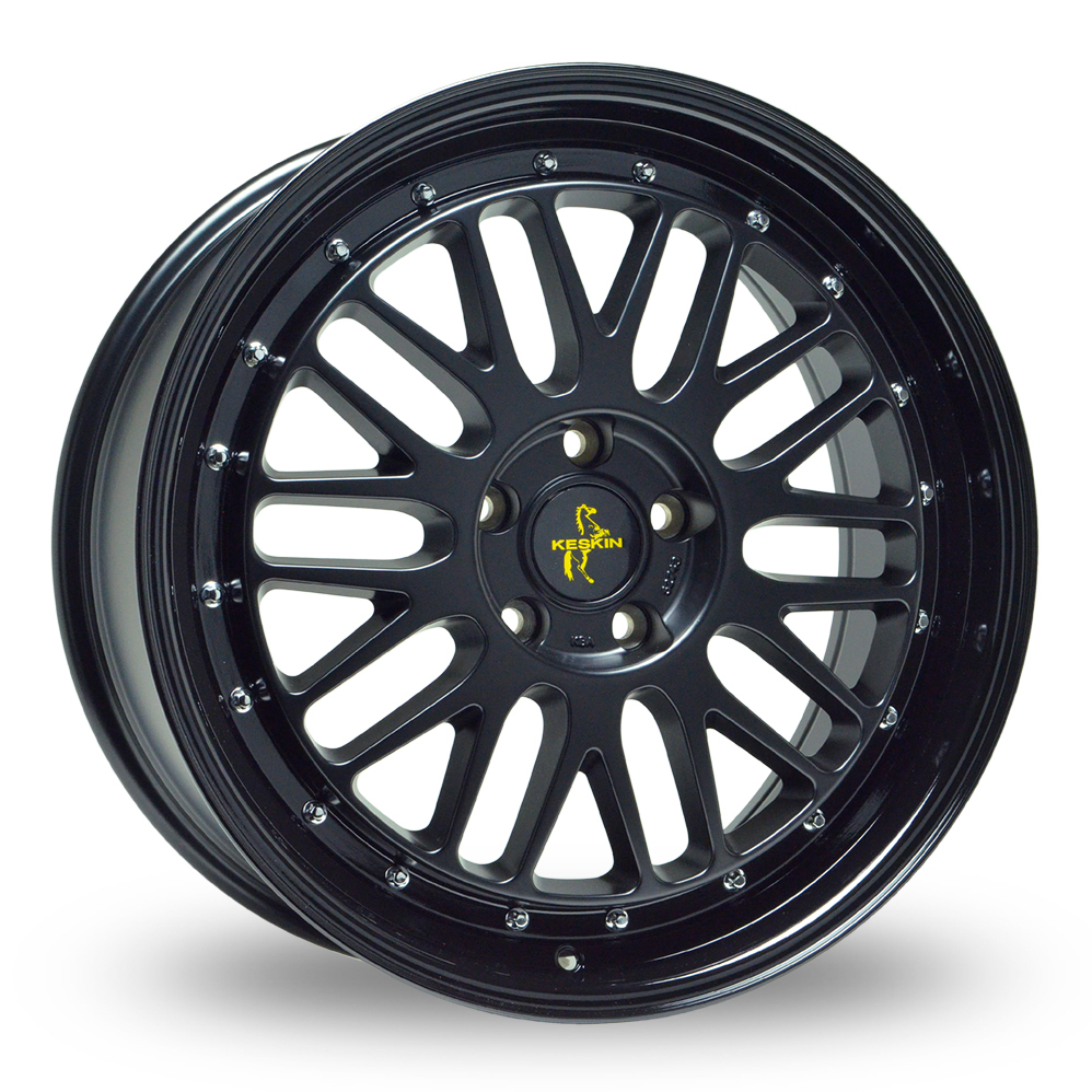 8.5x19 5x120 ET35 Keskin Tuning KT22 (Matt Black Painted) (72.6cb) (720kg Load) (ID) Alloy Wheels