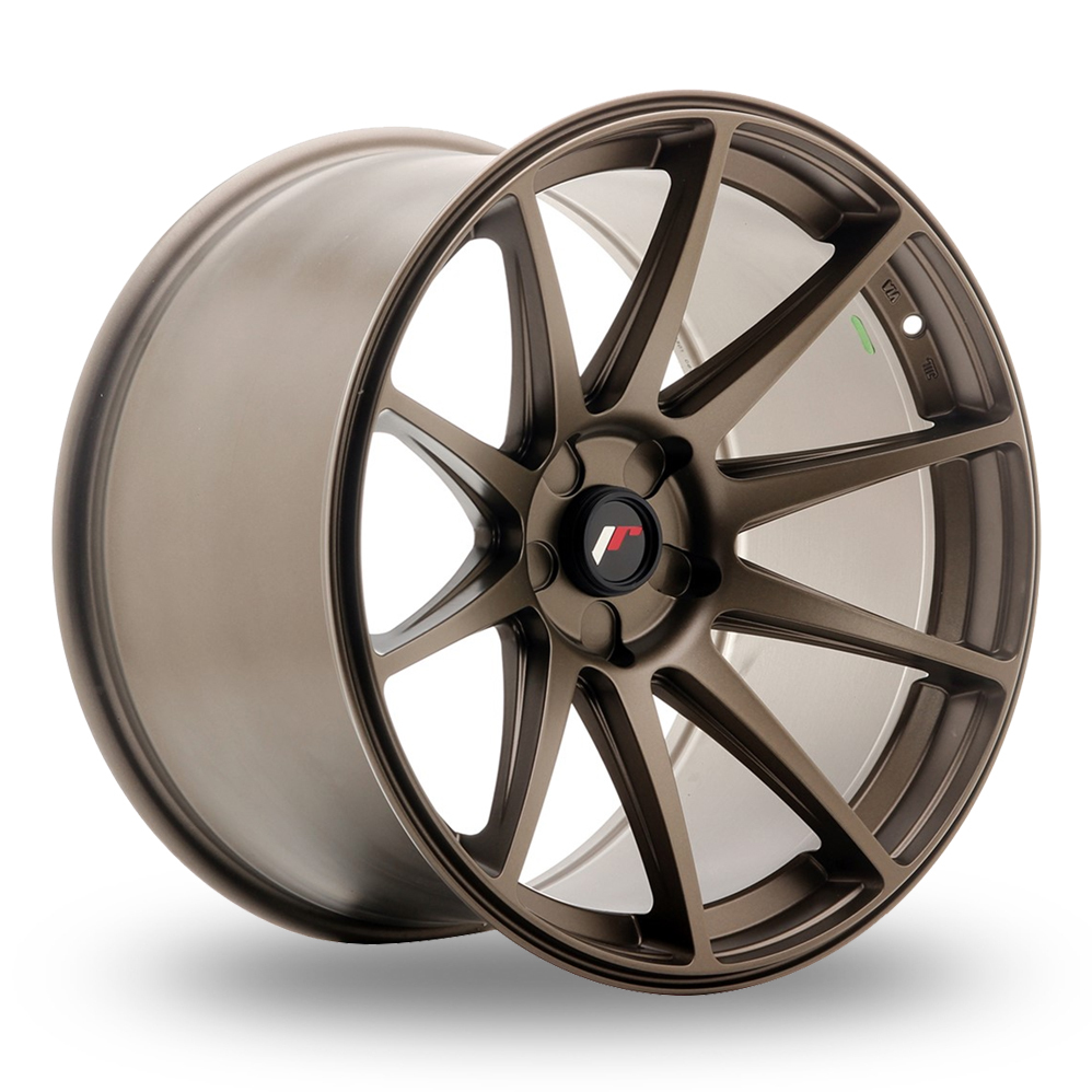 Japan Racing JR11 (11x19) (Custom Fitment) Matt Bronze Alloy Wheels