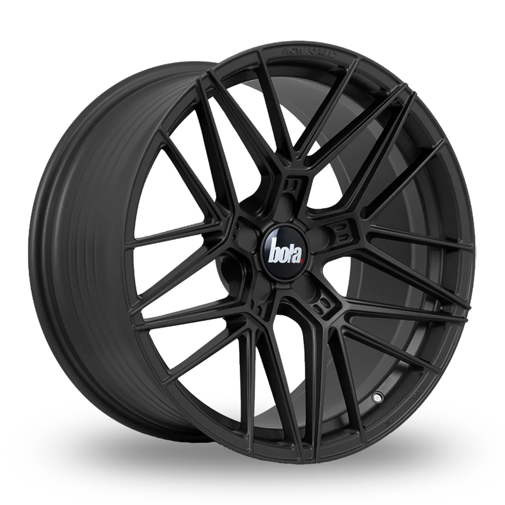 10x21 5x100 ET15-50 Bola FLZ (Matt Black) (76.0cb) (1kg Load) (1.0kg Weight) (TW) Alloy Wheels
