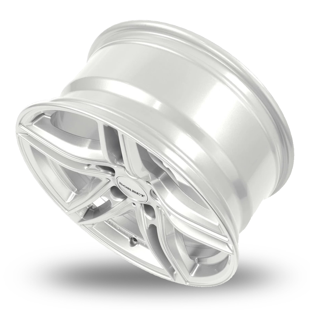 17" Borbet XR Brilliant Silver Alloy Wheels
