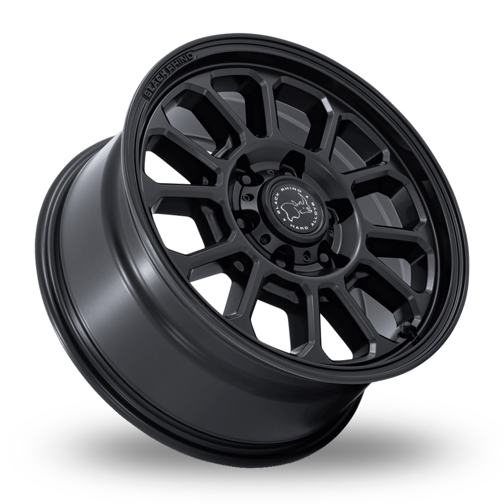 17" Black Rhino BR033 Alta (USA Warehouse) Matt Black Alloy Wheels