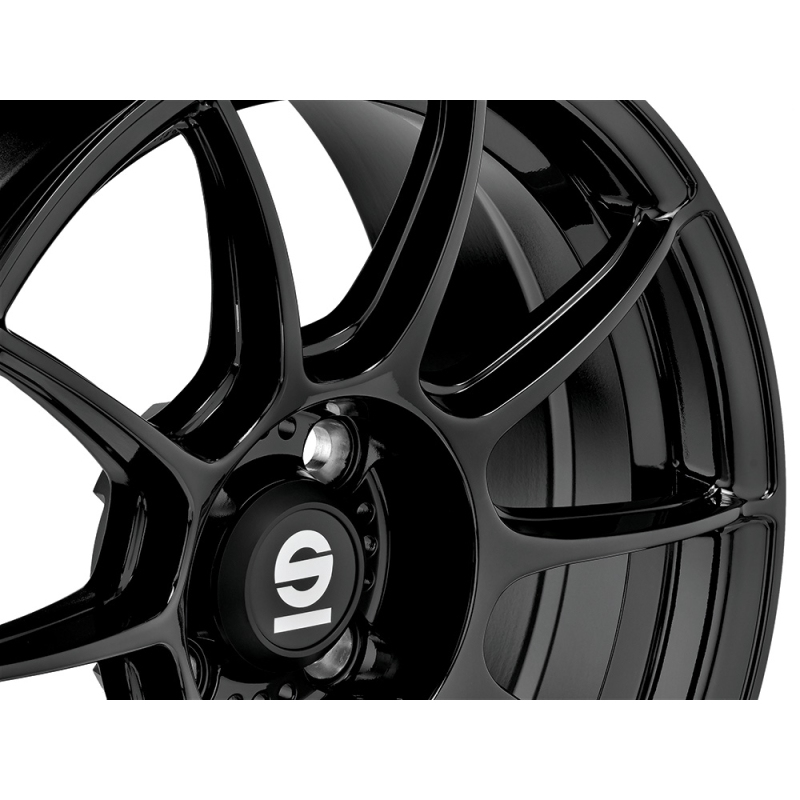 17" Sparco FF 1 Gloss Black Alloy Wheels