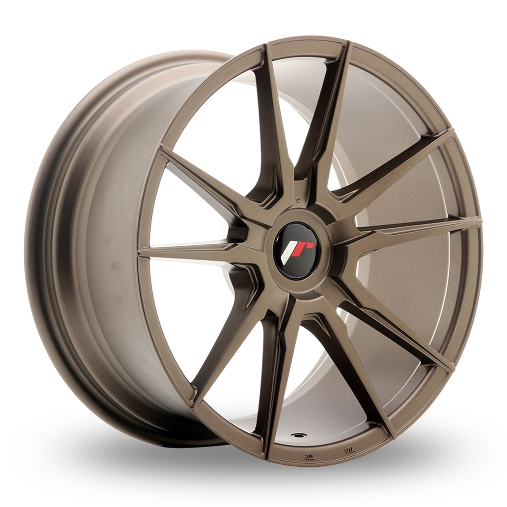 Japan Racing JR21 (8.5x18) (Custom Fitment) Matt Bronze Alloy Wheels