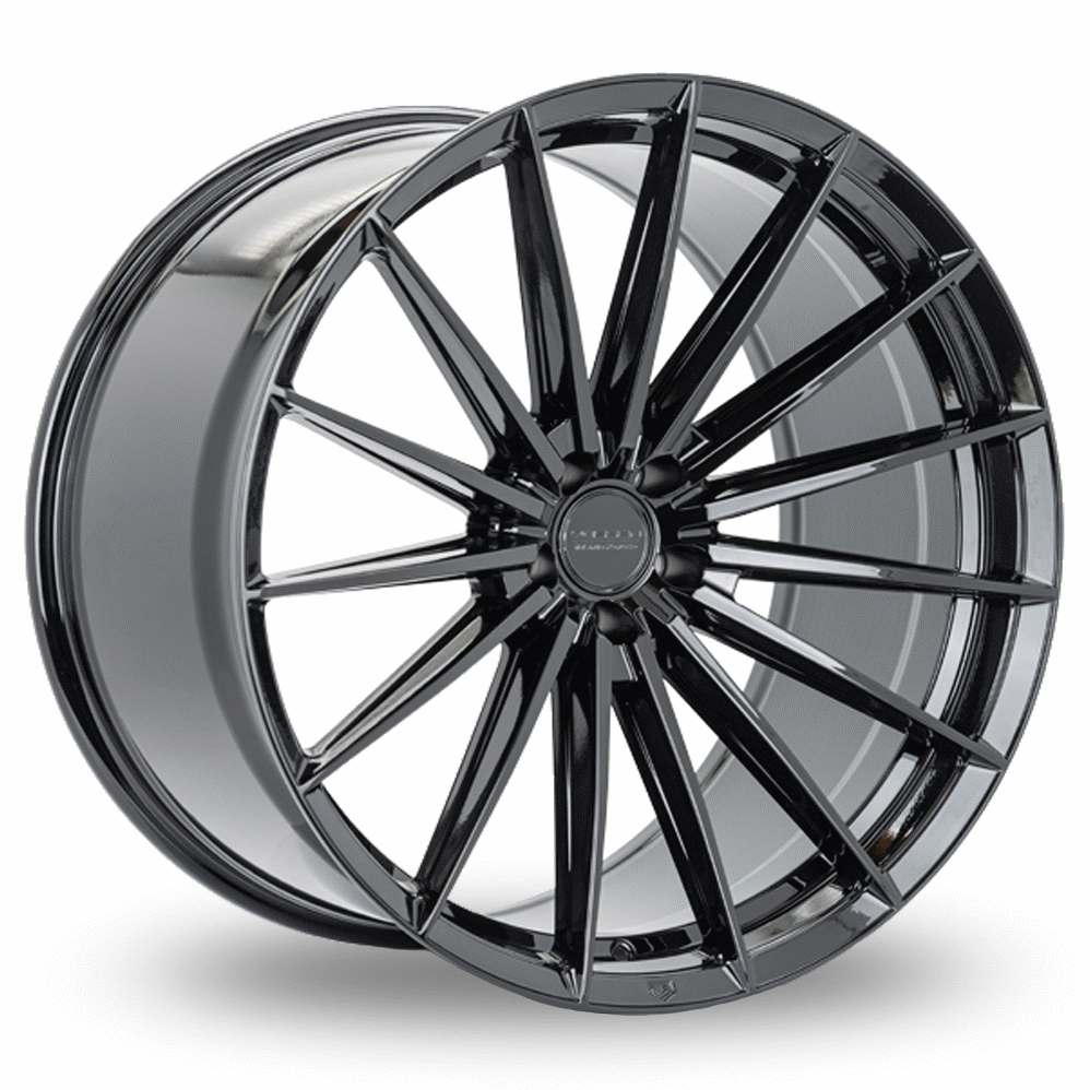 23" Vossen HFX-4 (10x23) (Mid Concave) Gloss Black Alloy Wheels