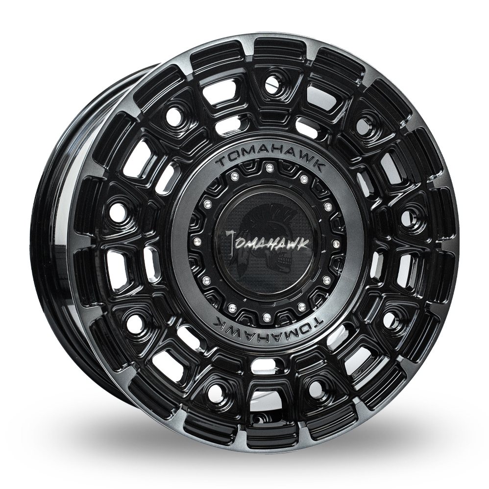 Tomahawk Yakama Satin Black Dark Tint Alloy Wheels