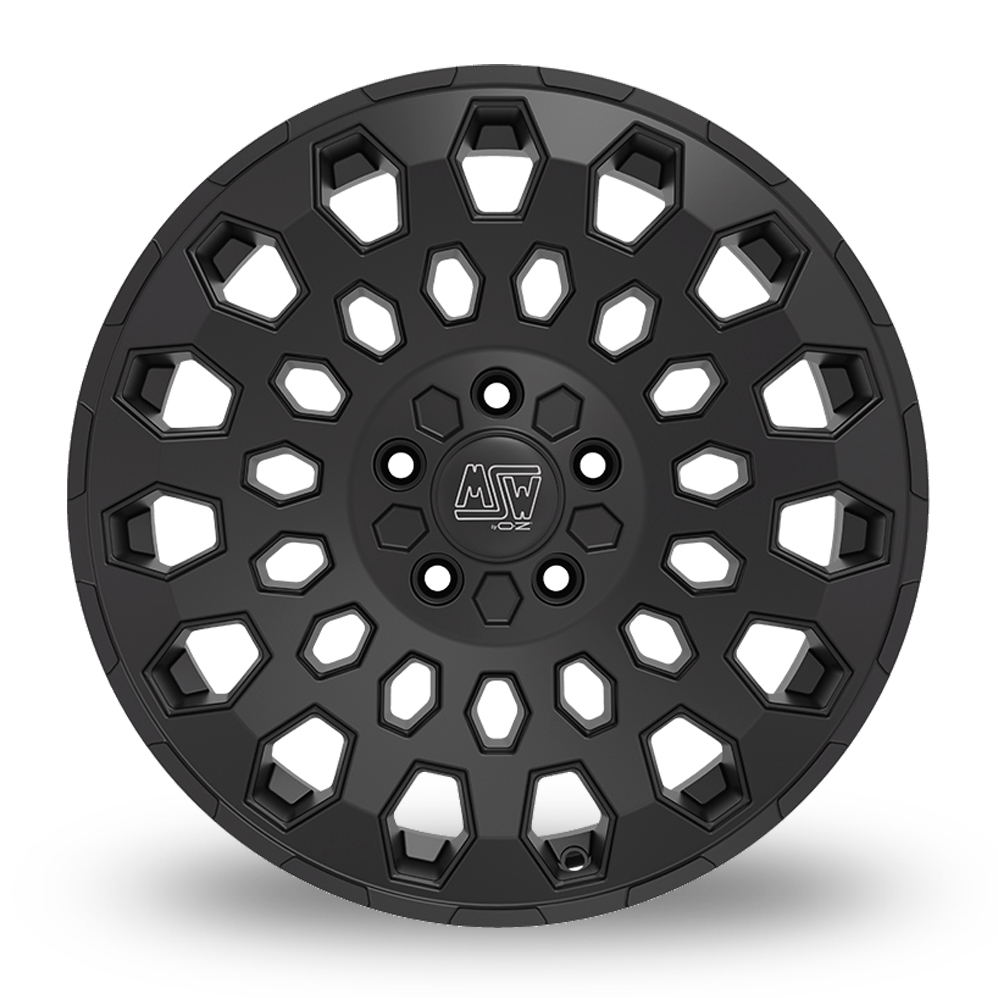 18" MSW (by OZ) 99 VAN Matt Black Alloy Wheels