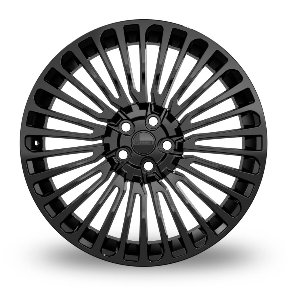 22" Hawke Sentry Black Alloy Wheels