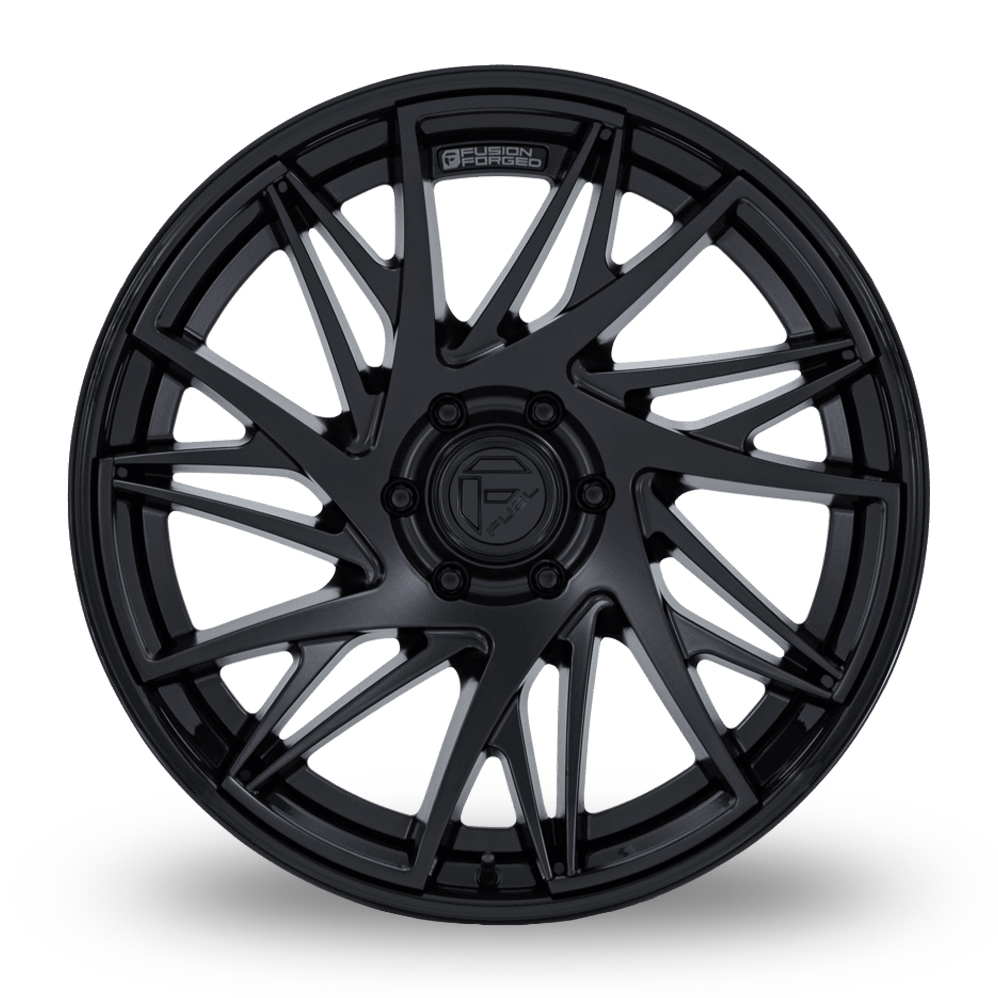 20" Fuel Off-Road FC405 Dynamo (USA Warehouse) Matt Black Gloss Black Lip Alloy Wheels
