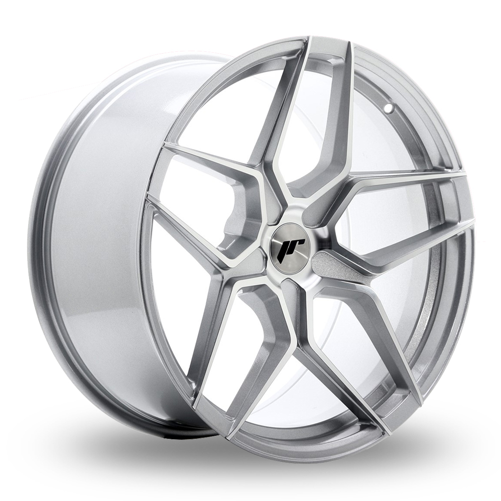 Japan Racing JR34 (10x20) Silver Machined Face Alloy Wheels