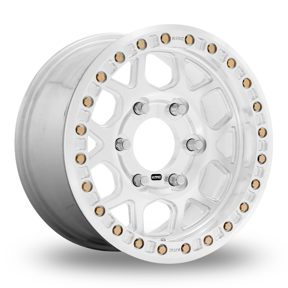 17 Inch KMC Mesa (Forged) Beadlock Raw Machined Alloy Wheels