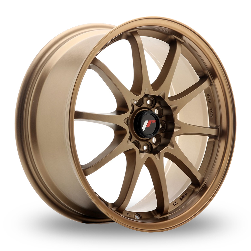 17" Japan Racing JR5 (8.5x17) Dark Anodized Bronze Alloy Wheels