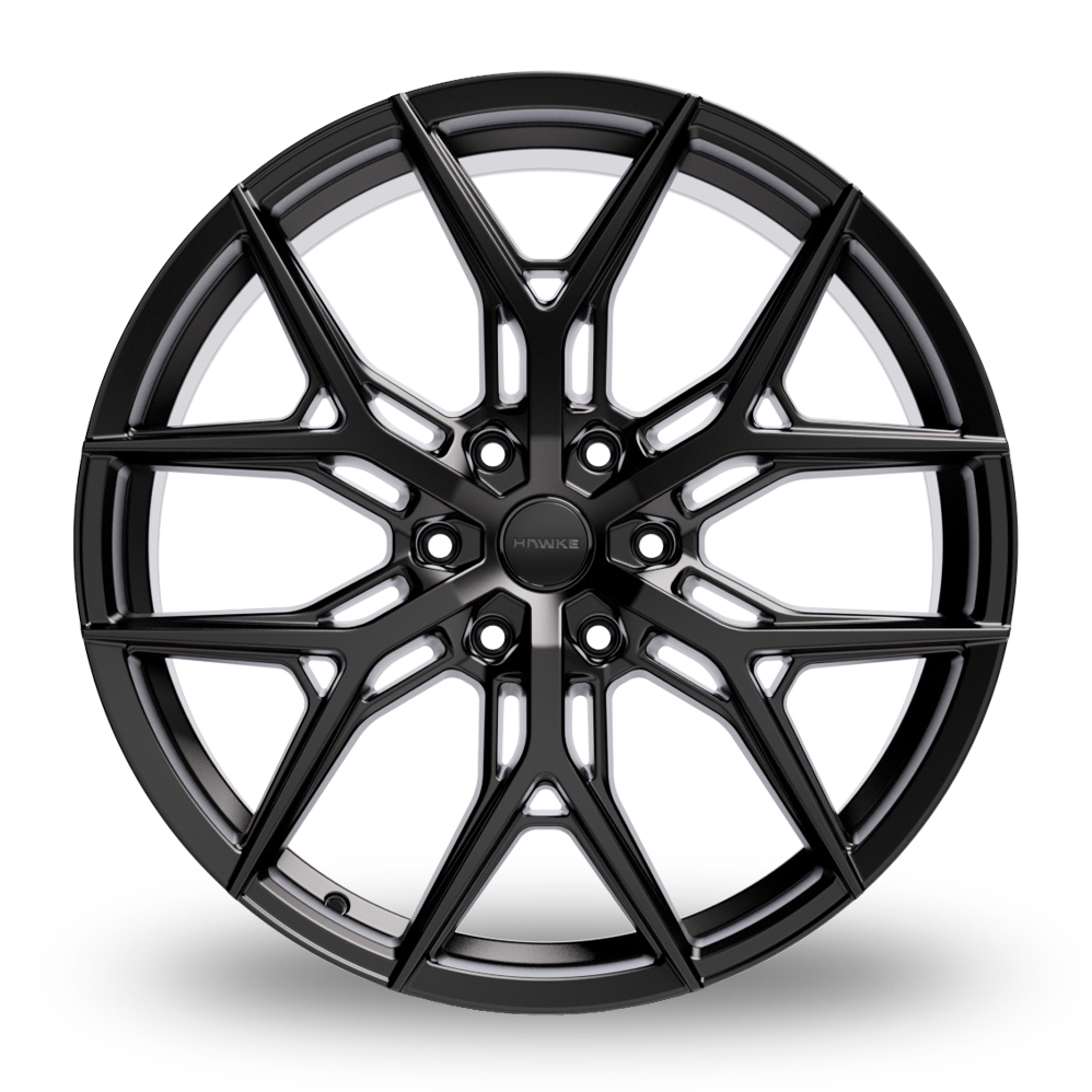 22" Hawke Canyon Matt Black Alloy Wheels