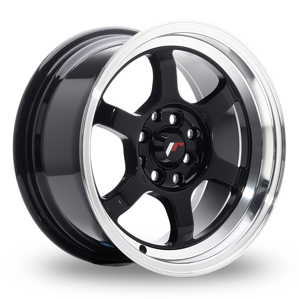 Japan Racing JR12 (7.5x15) Gloss Black Alloy Wheels