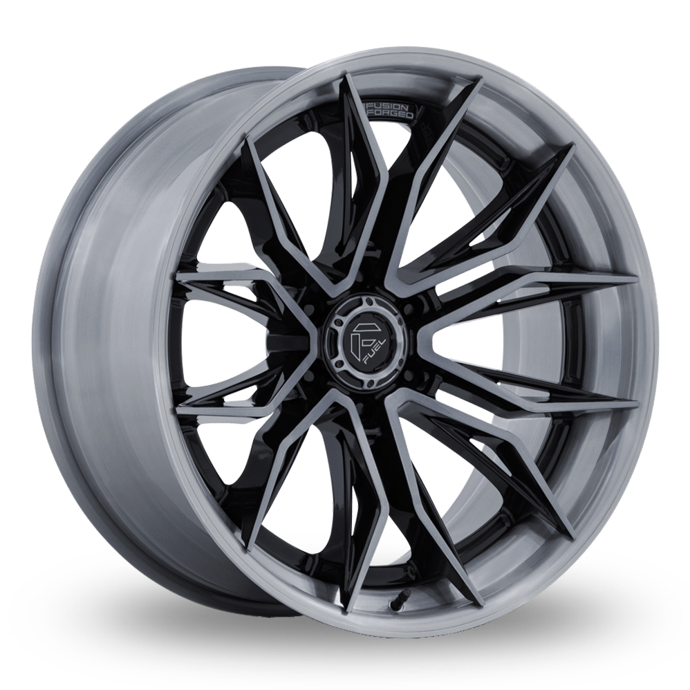 Fuel Off-Road FC404 Mutiny Gloss Black Brushed Dark Tint Alloy Wheels