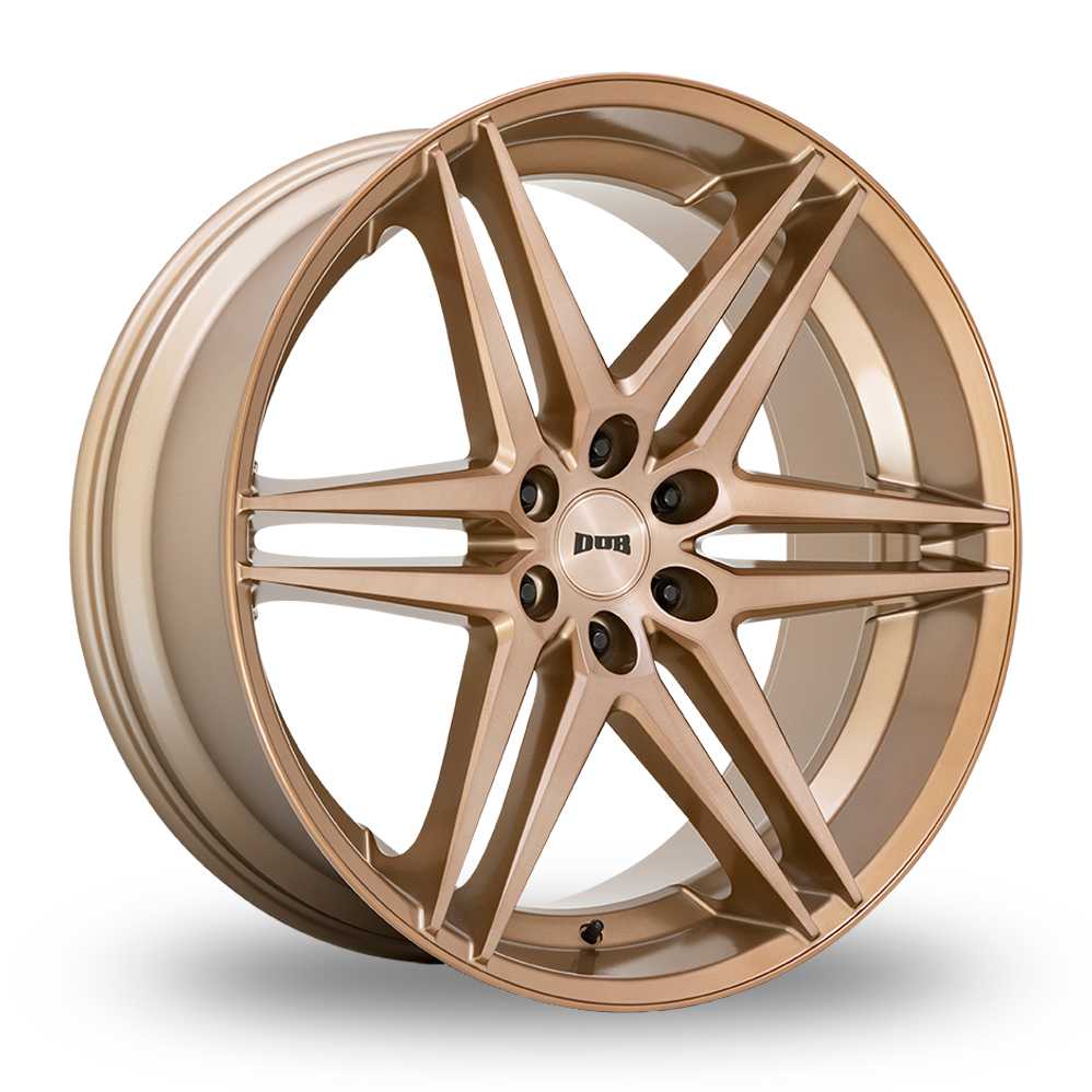DUB S266 Dirty DOG (USA Warehouse) Platinum Bronze Alloy Wheels