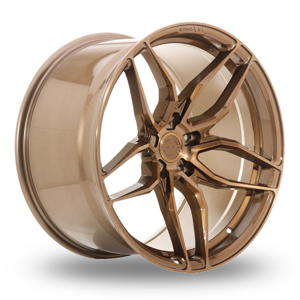 Concaver CVR3 (8.5x19) (Performance Concave) Brushed Bronze Alloy Wheels