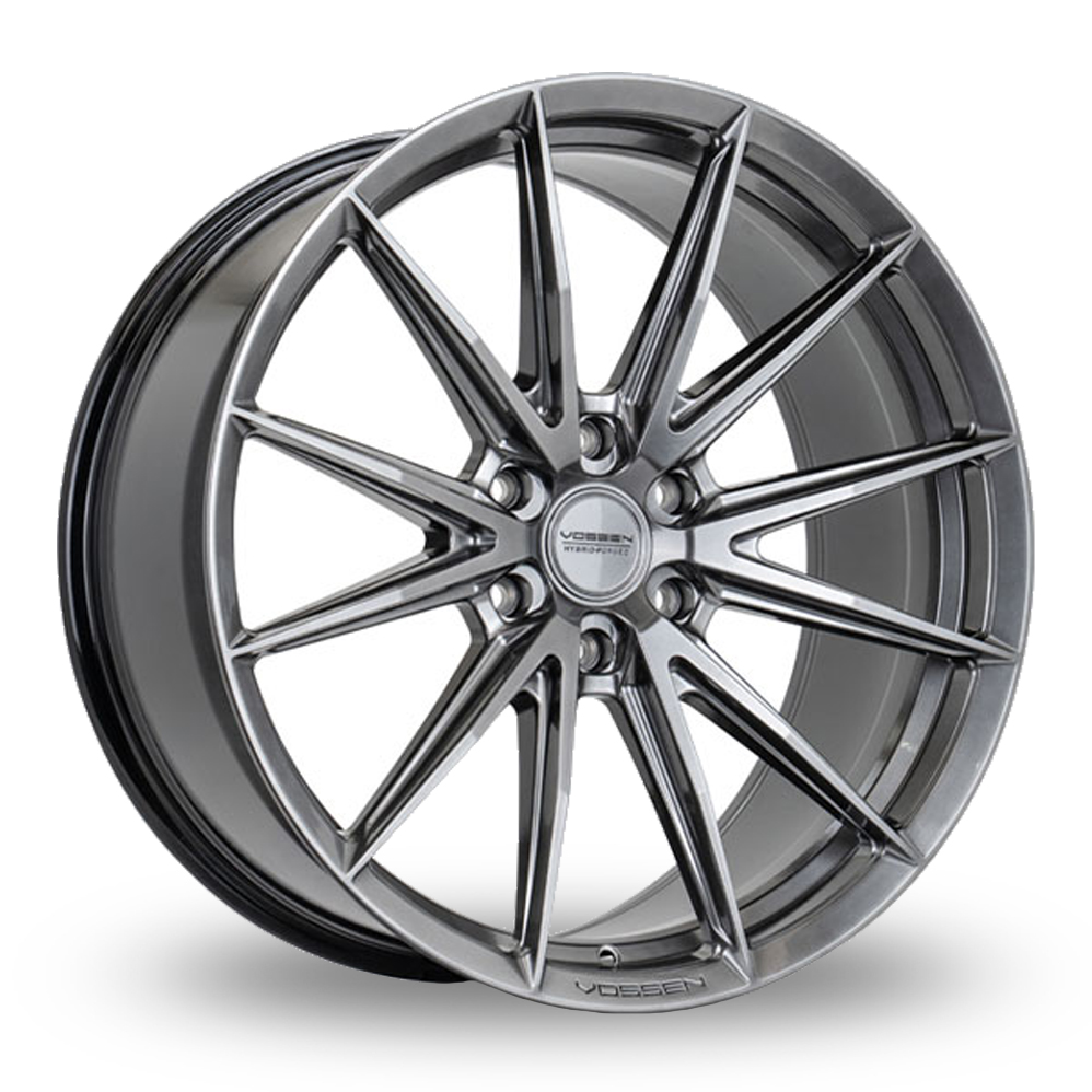 Vossen HFX-2 (10x22) (Super Deep Concave) Hyper Gunmetal Alloy Wheels