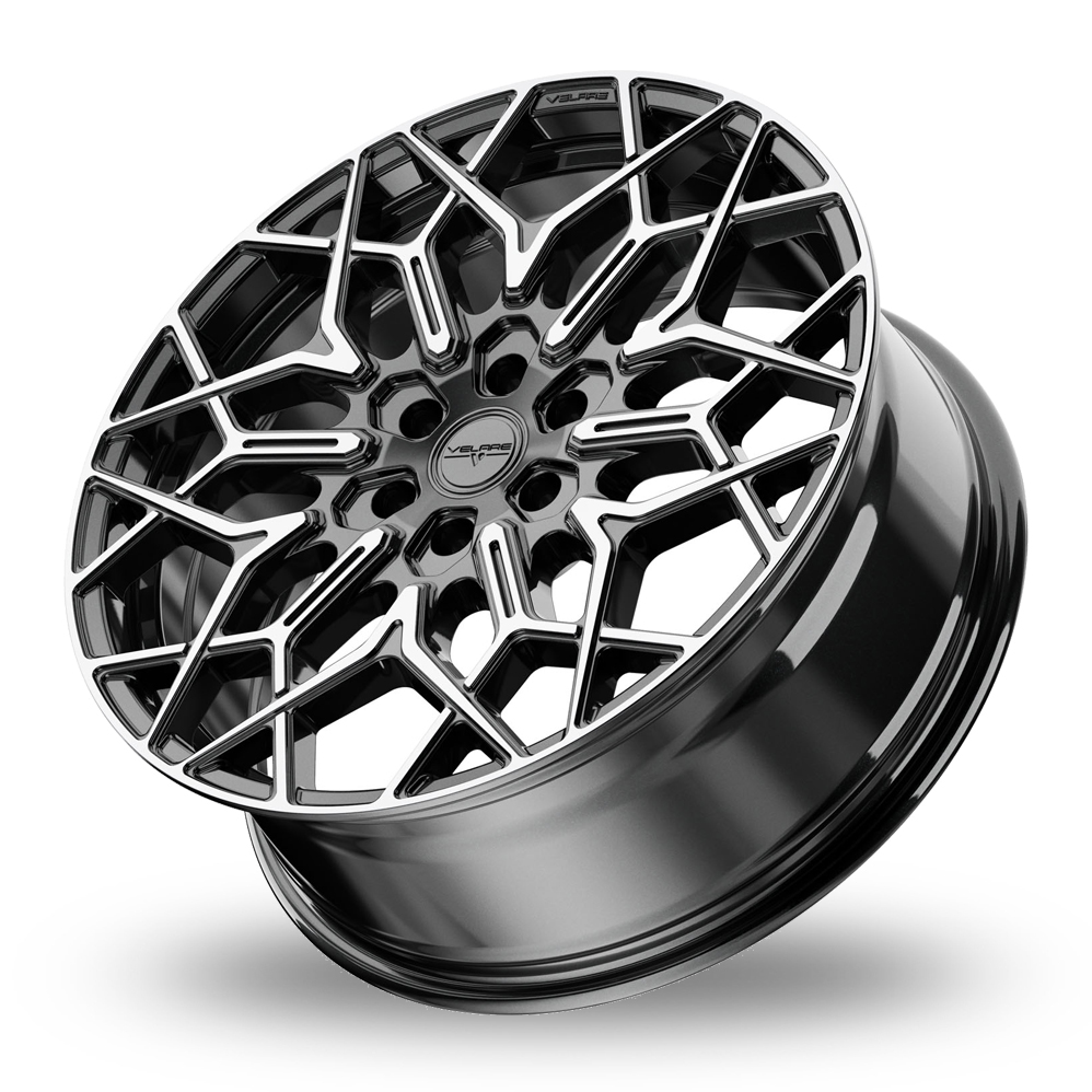 19" Velare VLR-6Y Gloss Black Machined Alloy Wheels