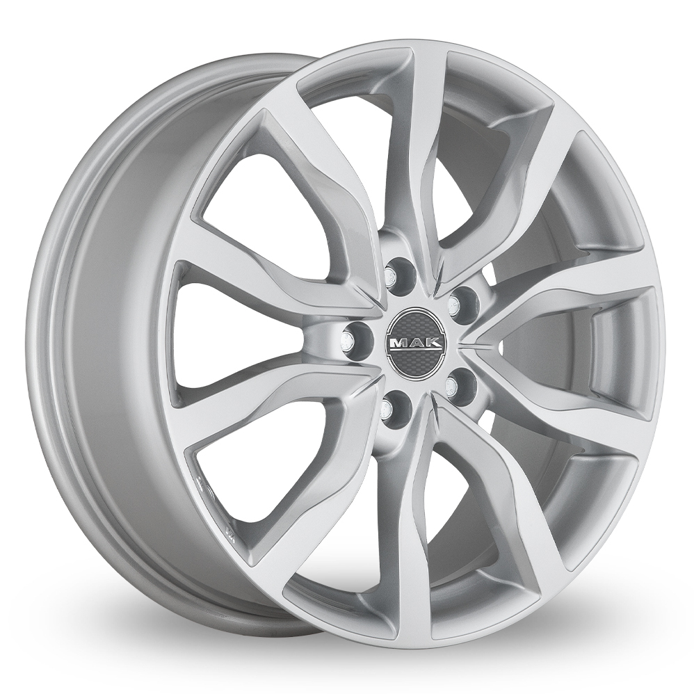 17" MAK Highlands Silver Alloy Wheels