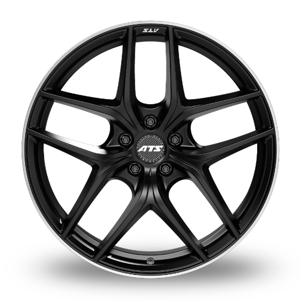 19" ATS Competition 2 Racing Black Polished Alloy Wheels