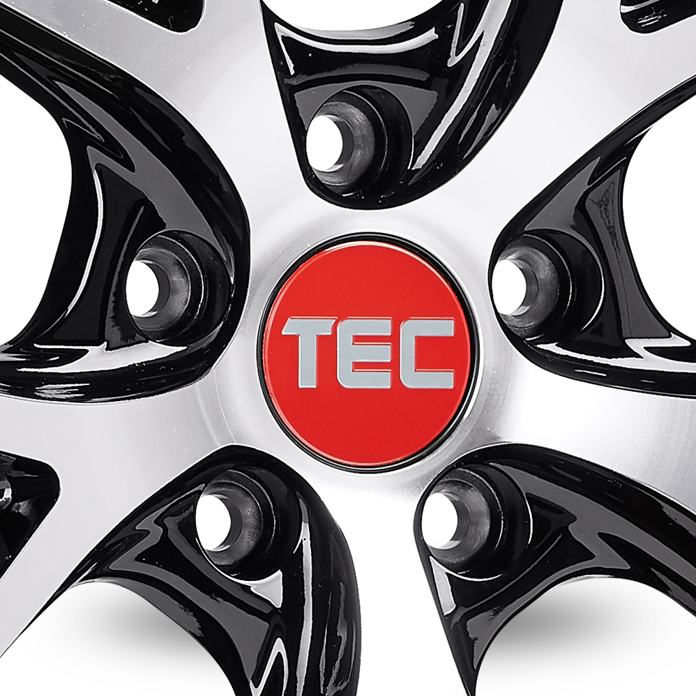 20" TEC Speedwheels GT6-EVO Gloss Black Polished Alloy Wheels