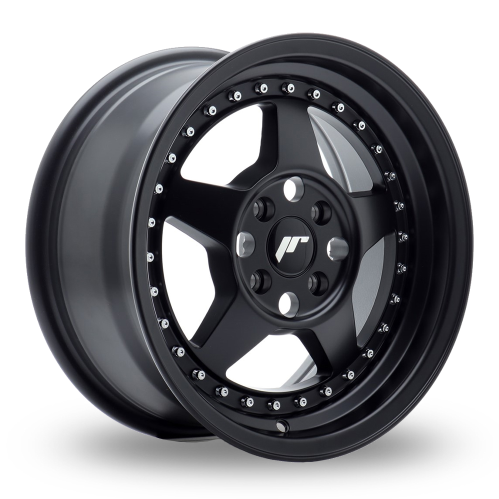 Japan Racing JR6 (7x15) Matt Black Alloy Wheels