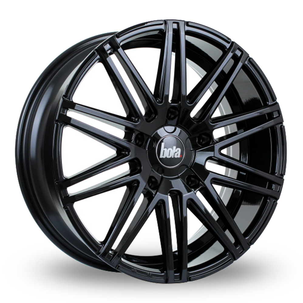 20" Bola B20 Gloss Black Alloy Wheels