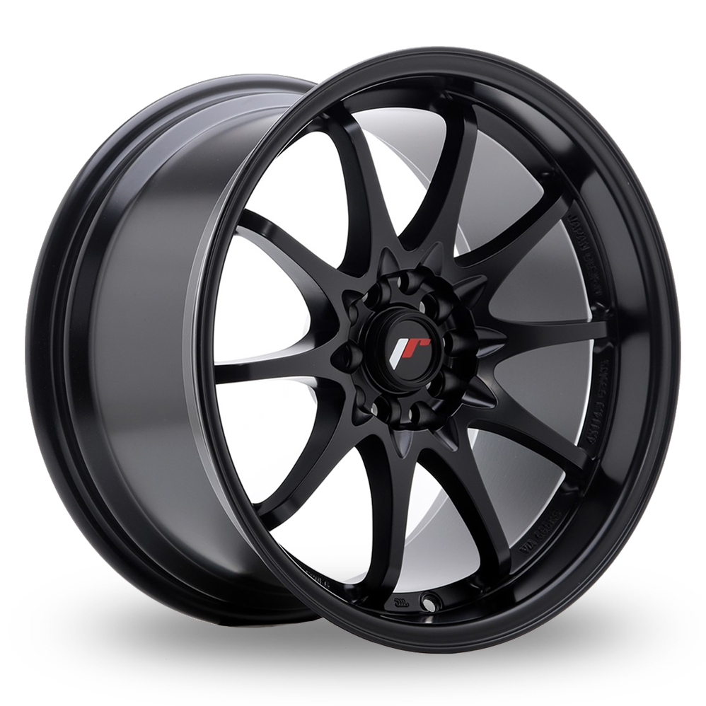 17" Japan Racing JR5 (9.5x17) Matt Black Alloy Wheels