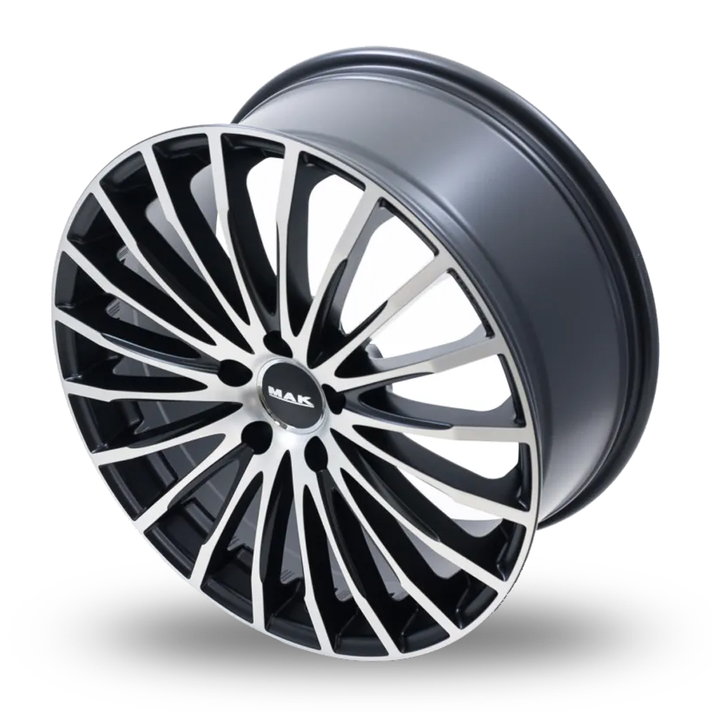 18" MAK Starlight Ice Black Alloy Wheels