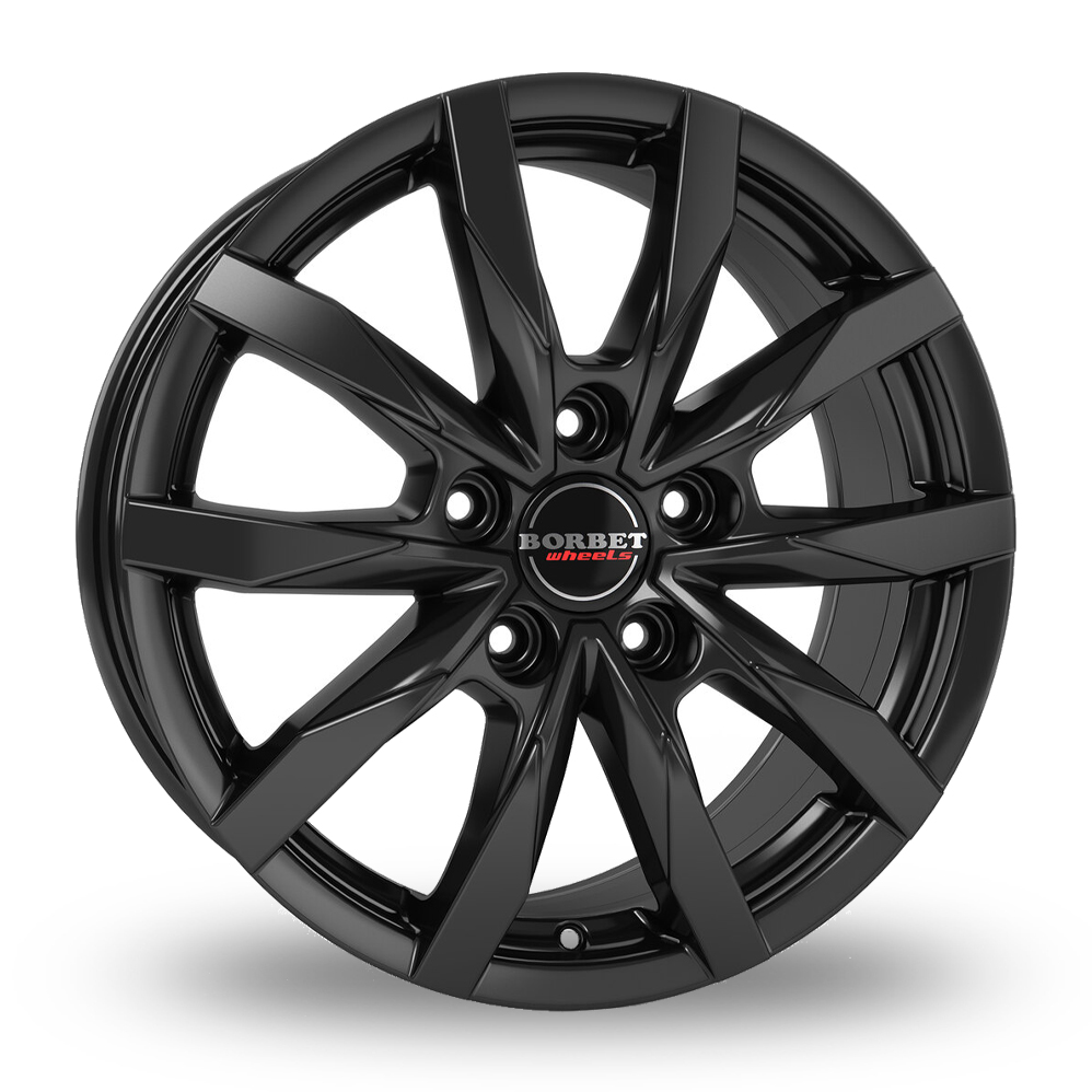 Borbet CW5 Matt Black Alloy Wheels