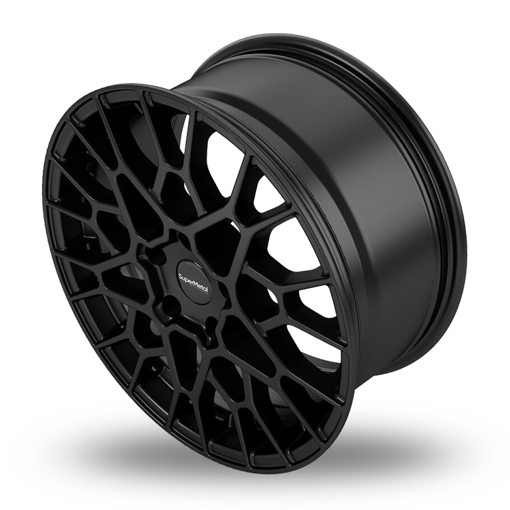 18" SuperMetal Cell Matt Black Alloy Wheels