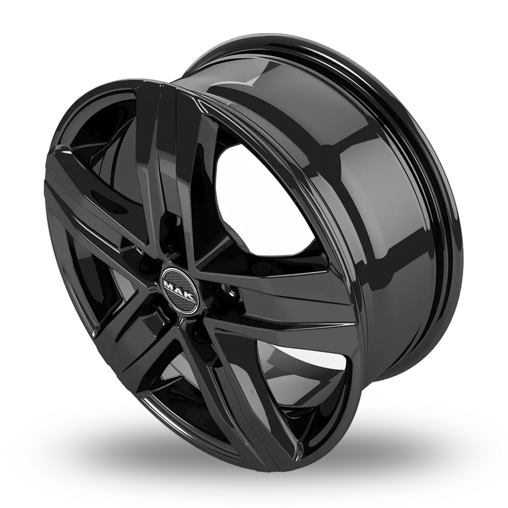 15" MAK Stone 5 Gloss Black Alloy Wheels