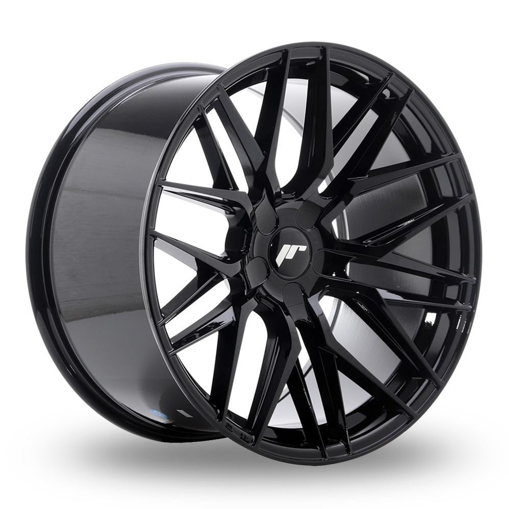 Japan Racing JR28 (10.5x19) (Custom Fitment) Gloss Black Alloy Wheels
