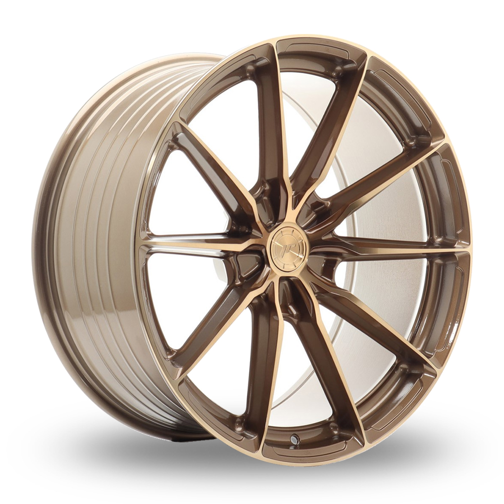 Japan Racing JR37 (10.5x21) (Custom Fitment) Platinum Bronze Alloy Wheels