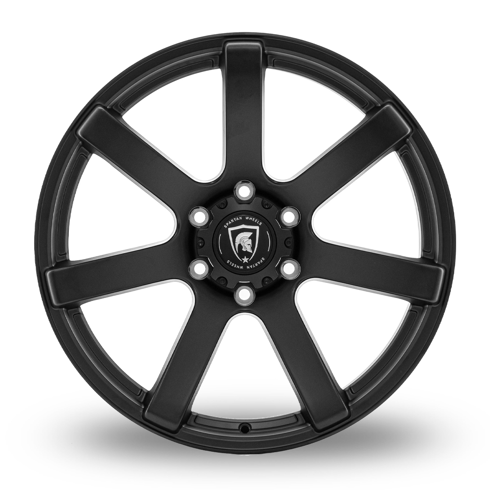 20" Spartan SW4 Satin Black Alloy Wheels