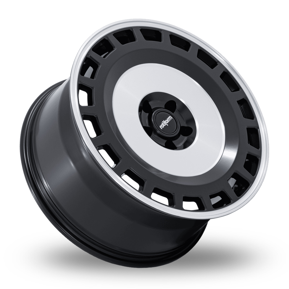 18" Rotiform RC213 ZBF Matt Black With Machined Face Alloy Wheels