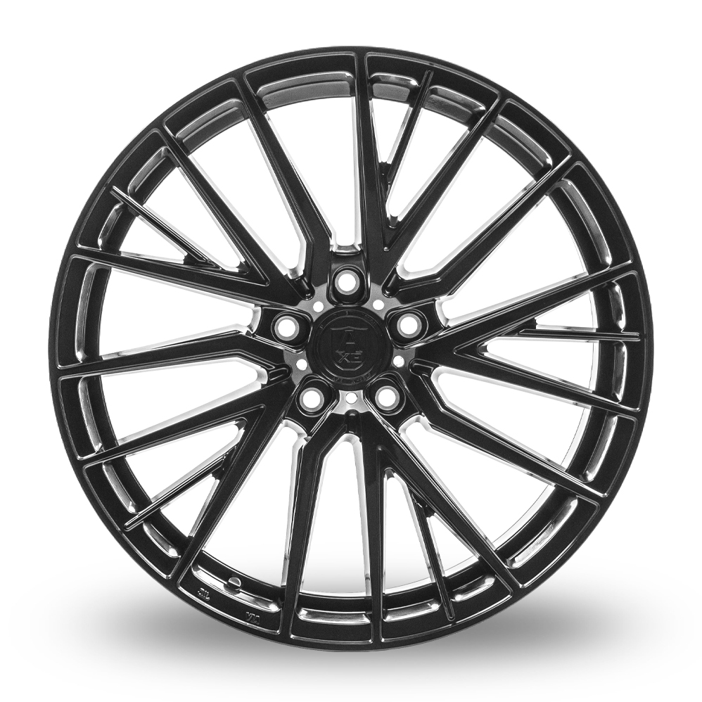 20" Axe EX40 Gloss Black Alloy Wheels