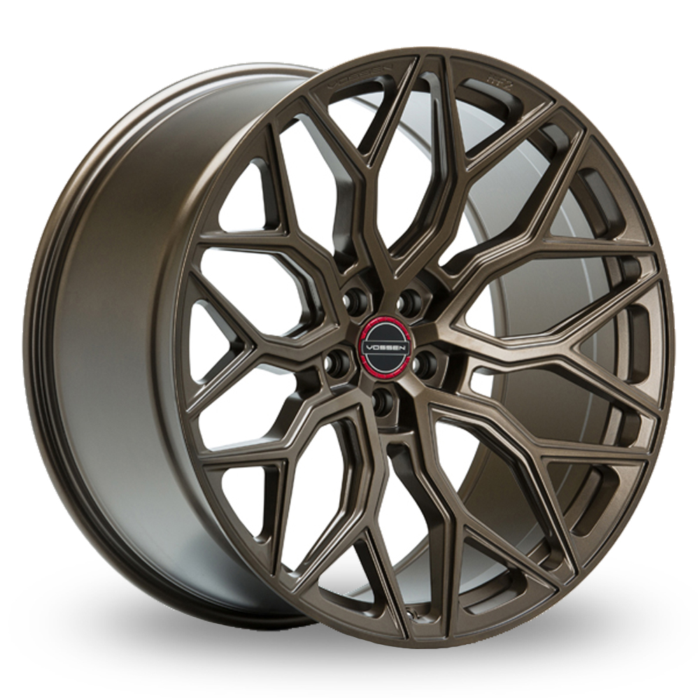 Vossen HF-2 (10.5x22) (Deep Concave) Satin Bronze Alloy Wheels