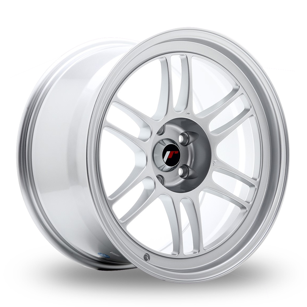 Japan Racing JR7 (9.5x18) Silver Alloy Wheels