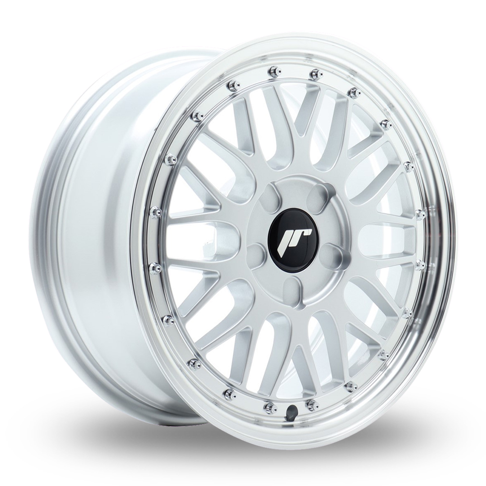 Japan Racing JR23 (7x16) (Custom Fitment) Hyper Silver Machined Lip Alloy Wheels