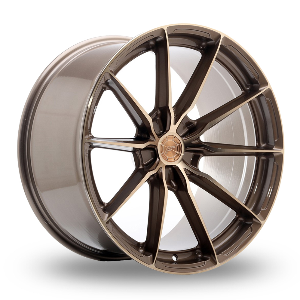 Japan Racing JR37 (10x20) (Custom Fitment) Platinum Bronze Alloy Wheels
