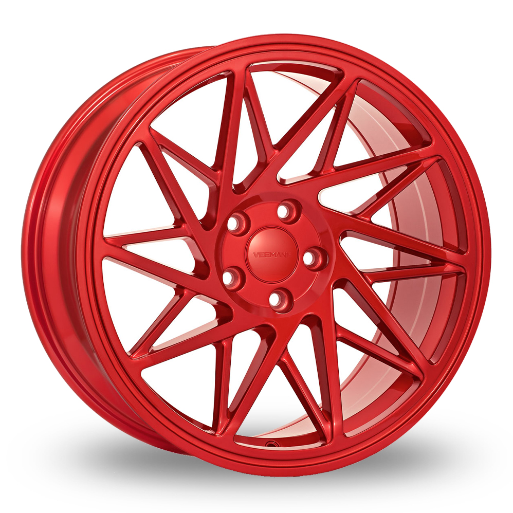 VEEMANN V-FS35R Candy Red Alloy Wheels