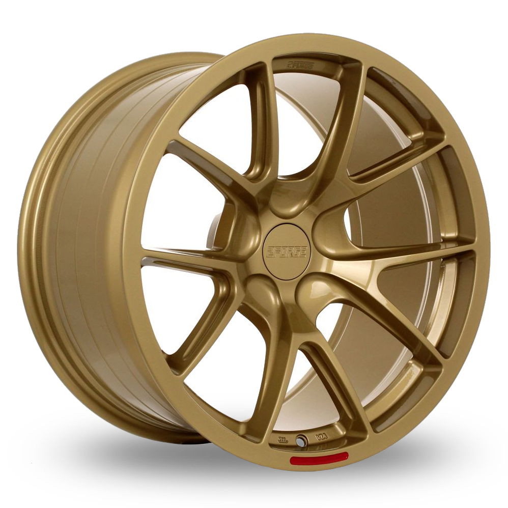 2FORGE ZF9 Gloss Gold Alloy Wheels